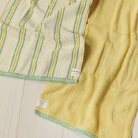 リバーシブルフェイスタオル2Pセット(GO ON THE JOURNEY) イエロー studio CLIP