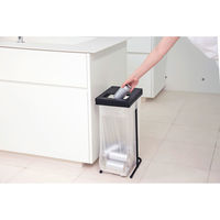 新輝合成 ゴミ箱 45L ユニード ゴミ袋ホルダー ブラック 417101 1個
