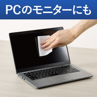 コクヨ 微細繊維で軽く拭けるガラス・液晶用ドライシート Mサイズ 100枚入 ヒビフル KHF-CG122 1箱(100枚)