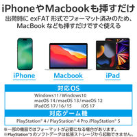 エレコム SSD 外付け 1TB 回転式 USBーC/A両対応 USB3.2(Gen2) ESD-EPA1000GSV 1個