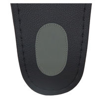 ストロング 前あきタイプの黒メッシュ外縫いスリッパ・LLサイズ 10-4-855-08 1足（直送品）