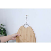 不二貿易 まな板 32cm D型 竹製 持ち手付き バンブーカッティングボード 460224 1個（直送品）