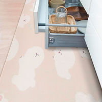 オカトー キッチンマット フラフィット インテリアマット 45×120cm ビジョンフリーゼ 479644 1個（直送品）