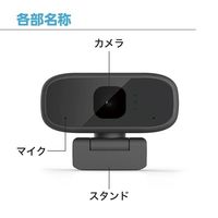 センチュリー WEBカメラ マイク内蔵100万画素 CCAM-S10BK 1個