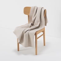 無印良品 綿キルティングひざ掛け ８０×１３０ｃｍ グレー 良品計画