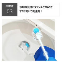 キクロン 衛生資材 デュオ トイレブラシ 00788384 1ケース(40個(10個×4))（直送品）