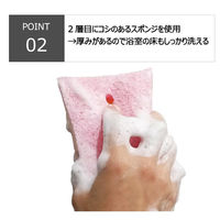 キクロン 衛生資材 キラリア バスナイロンスポンジ P 00788387 1ケース(60個(10個×6))（直送品）