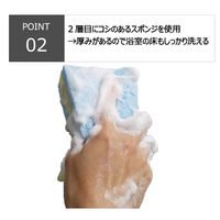 キクロン 衛生資材 キラリア バスナイロンスポンジ B 00788388 1ケース(60個(10個×6))（直送品）