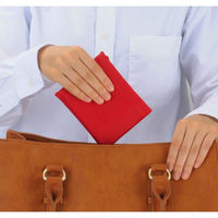 内海産業 エコバッグ Ecolor 折りたたみマイバッグ(レッド) 2370791 1ケース(300個(1個×300))（直送品）