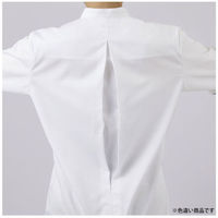 住商モンブラン 調理衣 調理コート 兼用 7分袖 白/ブラウンチェック 袖ネット付 S 2-687_S 1袋(1個)（直送品）