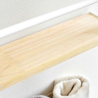 足立製作所 スリムウォールラック【幅40cm/つっぱり式】/ホワイト A173WH 1個（直送品）