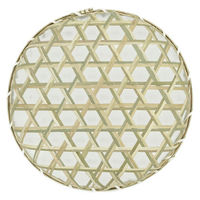 アサヒグリーン 竹かご 2色丸篭被せフタ付G 3642 1ケース(100個(1個×100))（直送品）