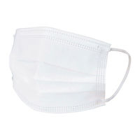 内海産業 使い捨てマスク 高密度フィルター 三層構造不織布マスク14枚入 2708001 1ケース(144個(1個×144))（直送品）