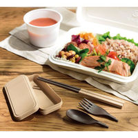 内海産業 使い捨てスプーン バンブーファイバー 携帯カトラリーセット 2323330 1ケース(200個(1個×200))（直送品）