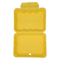 日本モウルド工業 弁当容器 パルボックス(大)黄 42033 1ケース(100個(1個×100))（直送品）