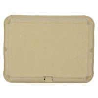 日本モウルド工業 弁当容器 パルボックス(大)茶 42032 1ケース(100個(1個×100))（直送品）