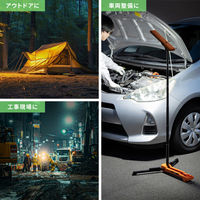 サンワサプライ  充電式 LED作業灯（高さ調整・折りたたみ収納可能） LED-FL2（直送品）