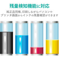 カラークリエーション エプソン（EPSON）用 互換インク CC-EKNIL-C シアン KNI-C-L互換 カニ 1個（直送品）