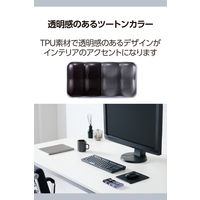 リストレスト パームレスト 透明ゲル ショートサイズ MOH-BPGLSBK エレコム 1個（直送品）