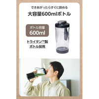 ミキサー コードレス ジュース スムージー 角氷も粉砕 600ml ブラック TMX60A-K テスコム 1個（直送品）