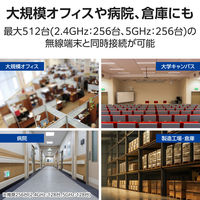 法人向け 無線アクセスポイント Wi-Fi7 マネージ ストリーム数4+4 7200Mbps WAB-BE72-M エレコム 1個（直送品）