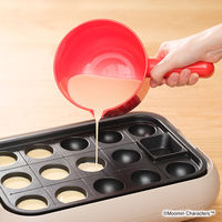 たこ焼き道具 4点セット（粉つぎ・粉ふるい・泡立て・ピック×2本） ムーミン リトルミイ 000DH7402 1個 貝印