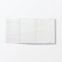 無印良品 一覧できるスケジュール帳 マンスリー デイリー ２０２５年１２月始まり 月曜始まり Ａ５ 白 良品計画
