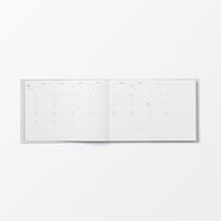 無印良品 Ｂ５ハーフサイズスケジュール帳 マンスリー ウィークリー ２０２５年１２月始まり 月曜始まり ホワイトグレー 良品計画
