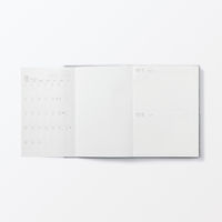 無印良品 一覧できるスケジュール帳 マンスリー デイリー ２０２５年１２月始まり 月曜始まり Ｂ６ 黒 良品計画