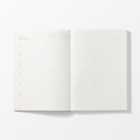 無印良品 月曜始まりマンスリー ウィークリースケジュール帳 ２０２５年１２月始まり Ｂ６ 良品計画
