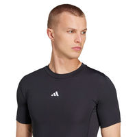 adidas(アディダス) サッカー トップス テックフィット 半袖Tシャツ J/2XL ブラック KSC60 1枚（直送品）