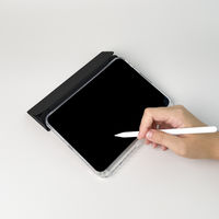 iPad mini (A17 Pro/第6世代) 縦横スタンド可能ケース オートスリープ機能 Apple Pencilホルダーつき グリーン（直送品）