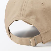 無印良品 ＵＶカットコットンツイル キャップ ５５～５９ｃｍ ダークベージュ 良品計画