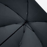 無印良品 晴雨兼用 ２通りにたためる 折りたたみ傘 親骨の長さ５５ｃｍ 黒 良品計画