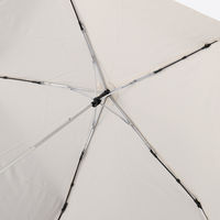 無印良品 晴雨兼用 軽量 折りたたみ傘 親骨の長さ５０ｃｍ アイボリー 良品計画