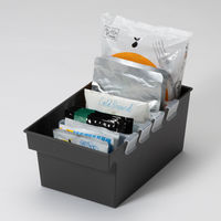 メッシュバスケット・シンプルボックス用仕切り L クリア　幅3.2×奥行13.7×高さ7.7cm １セット（1個×160） オリジナル