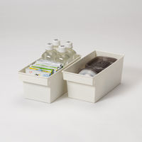 シンプルボックス スリム ホワイト　幅13×奥行27.8×高さ11.5cm １セット（1個×120） オリジナル