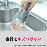 スリーエム（3M）スコッチブライト プレミアムネットスポンジ 抗菌 キズつけない キッチン グレー KENT-01KGY（1個入）