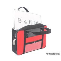 三栄産業 帆布メール用ボストン(M)スリム 赤 錠付き SED-1 1個 63-5755-18（直送品）