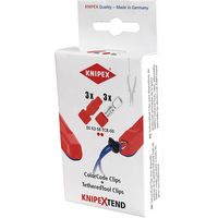 KNIPEX クニペックス コンフォートハンドル用テザーカラーコード・テザーツールクリップ レッド 006306TCR 1個（直送品）