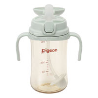 ピジョン magmag （マグマグ）成長実感 はむはむストロー グリーン 1個