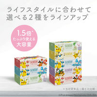 ティッシュペーパー スコッティ ティシュー 250組（5箱入）フラワーボックス ポケモンデザイン 1セット（12パック） 日本製紙クレシア