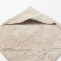 無印良品 マイクロファイバー ポケット付ペット用タオル ３４×３５ｃｍ ベージュ 良品計画