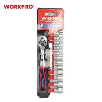 WORKPRO ワークプロ 14点組 1/4DRソケットレンチセット WP202584 1セット（直送品）