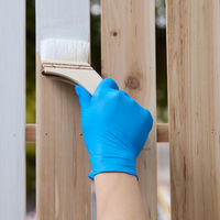 【使いきり手袋】 宇都宮製作 シンガー ニトリルFAB ブルー S NBR0453PFーBB 1セット（1箱(100枚)×5）