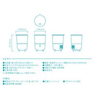 TOPLAND（トップランド） パーソナル ラクラク給水加湿器100 ブラック SH-RK100 BK 1台