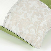 川島織物セルコン 川島織物セルコン エレガントパッチ 背当クッションカバー 450×450mm ブルー LL1362_08B 1枚（直送品）