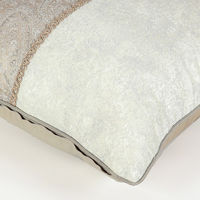 川島織物セルコン ペイズリー 背当クッションカバー 450×450mm ベージュ LL1363_08BE 1枚（直送品）