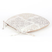 川島織物セルコン ジオメドリ シートクッション 幅450×奥行430×高さ50mm ベージュ LN1364_98BE 1枚（直送品）