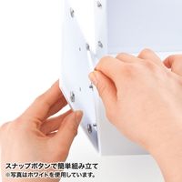 サンワサプライ 組み立て式CD BOX(ブラック) FCD-MT3BKN 1個